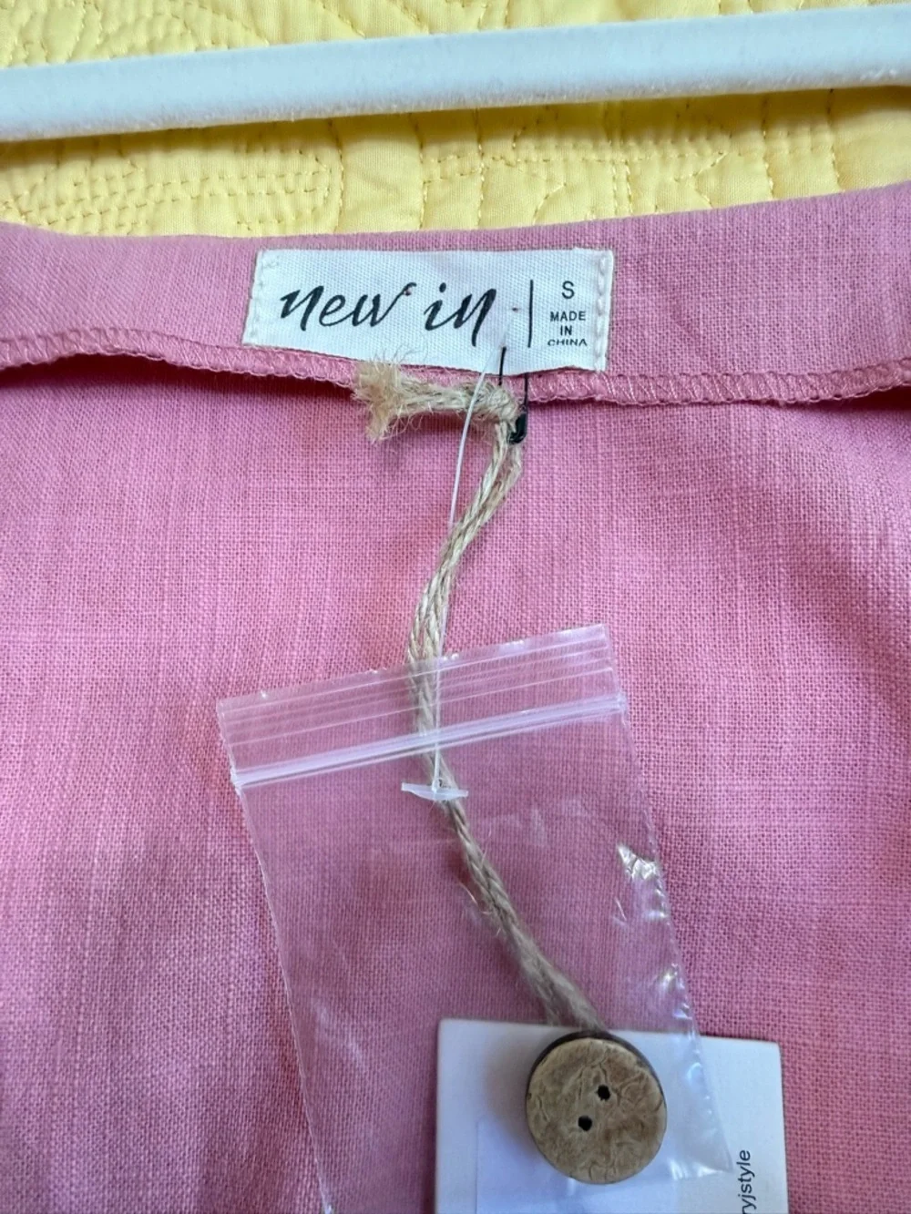 Pink Drawstring Utility Shorts Romper NWT - Picture 10 of 11